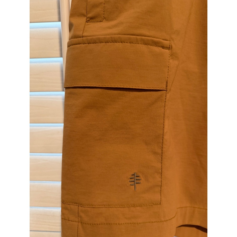 Royal Robbins Men's Active Fit Nylon Cargo Shorts Tan Size 36/7 Belted Quick Dry - Picture 2 of 7